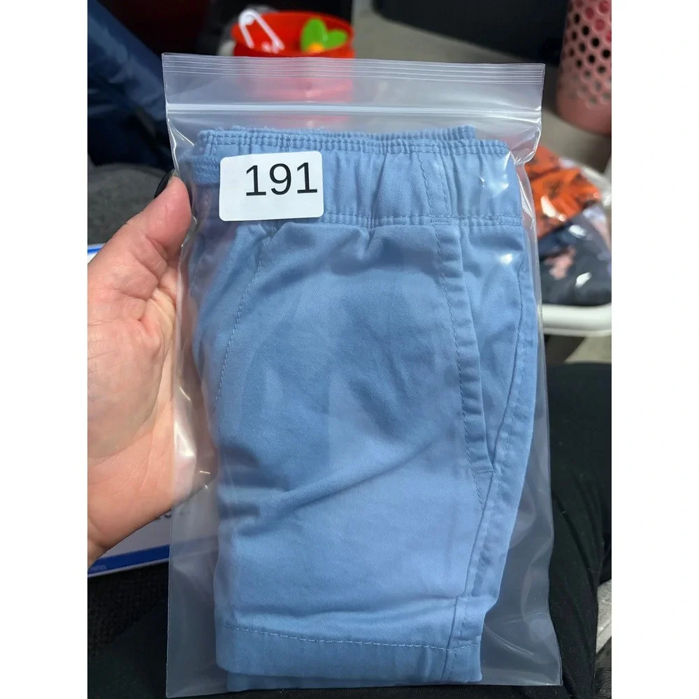 The Children's Place Baby Boys Blue Chino Shorts NWT 9-12M Summer Blue 3058697